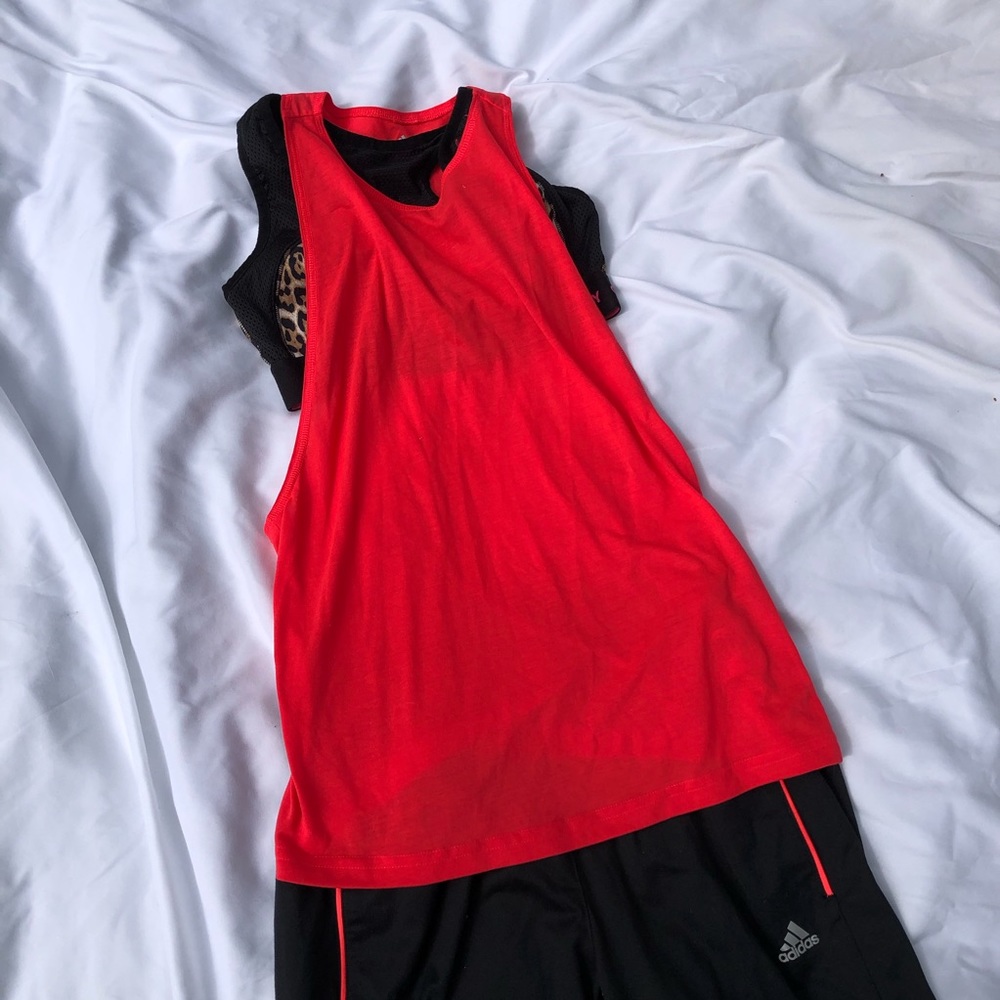 Adidas Neon Muscle Tank